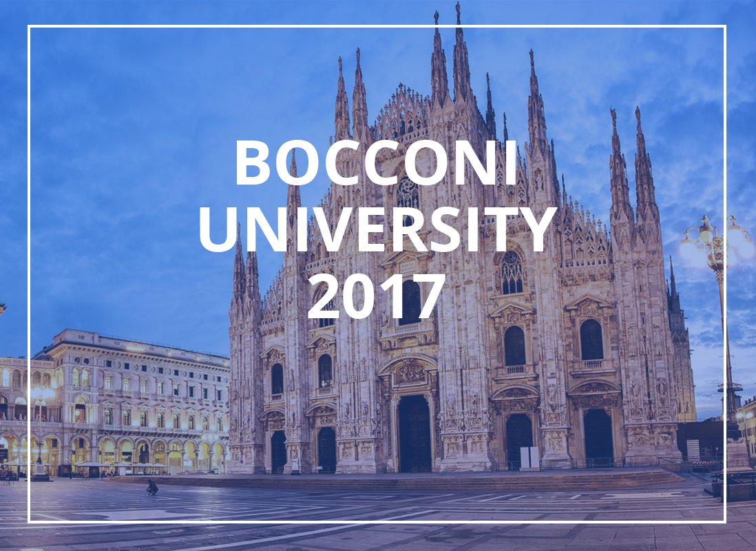 Bocconi University edition Bocconi University 2017